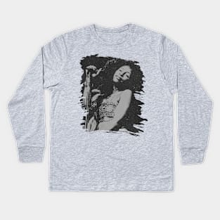 Chaka khan // Retro poster Kids Long Sleeve T-Shirt